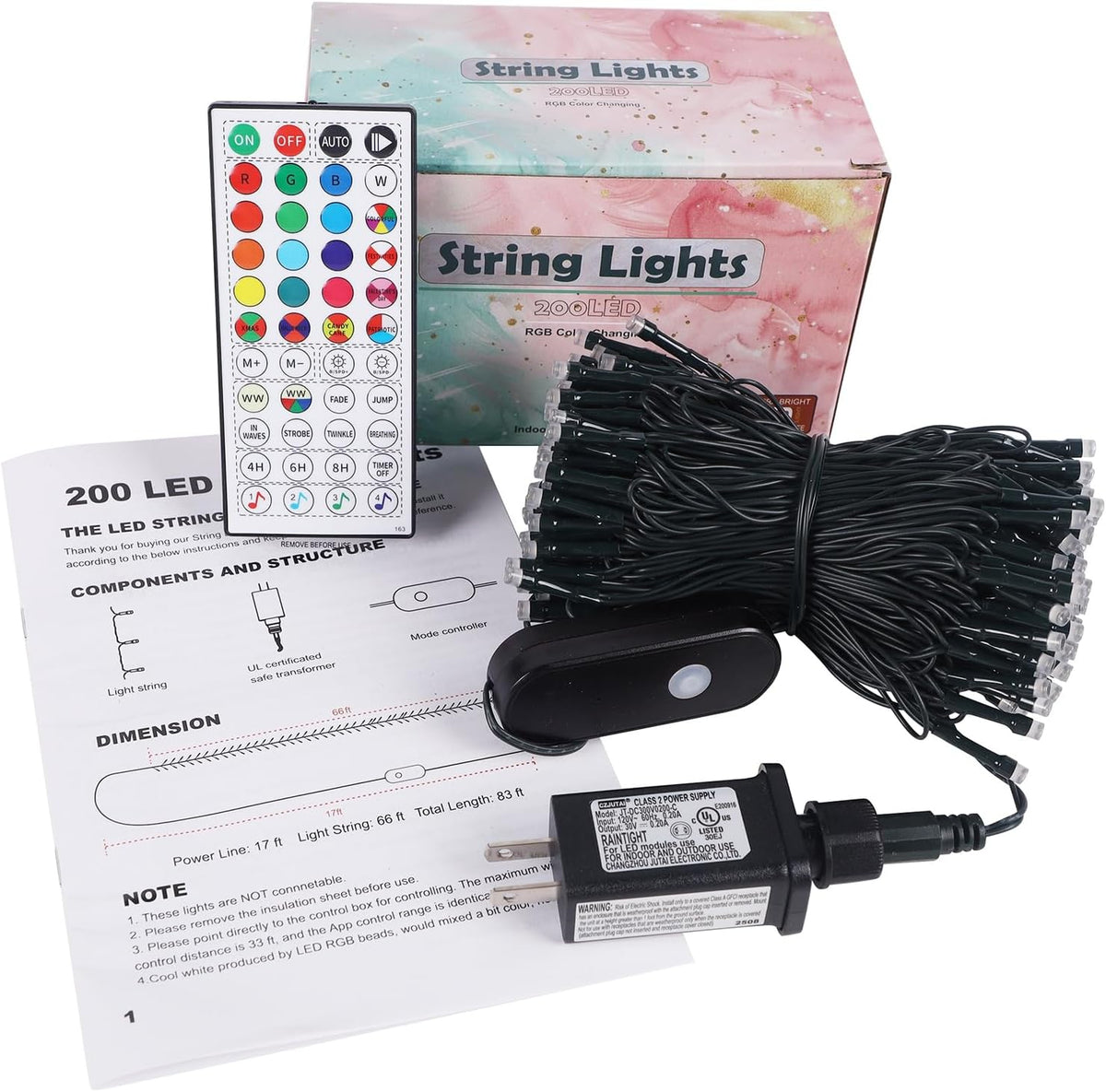 HOME LIGHTING Luces inteligentes de Halloween que cambian de color,...