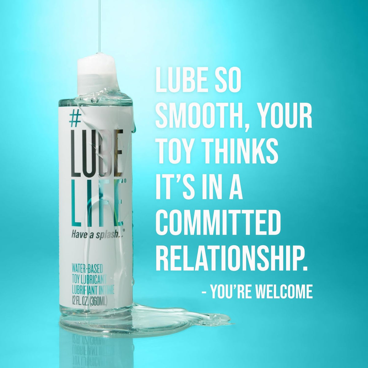 LubeLife - Lubricante personal a base de agua seguro para juguetes...
