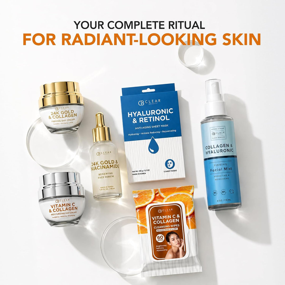Clear Beauty Suero de retinol para rostro con vitamina E \u2013 Cui...