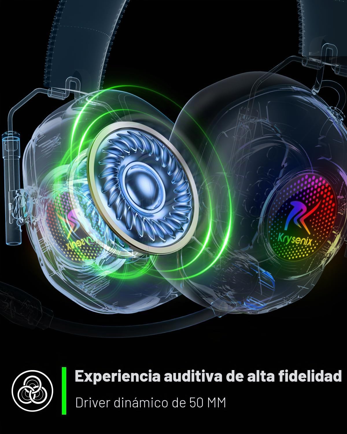 Auriculares inalámbricos para juegos con micrófono para PS5, PS4 y...