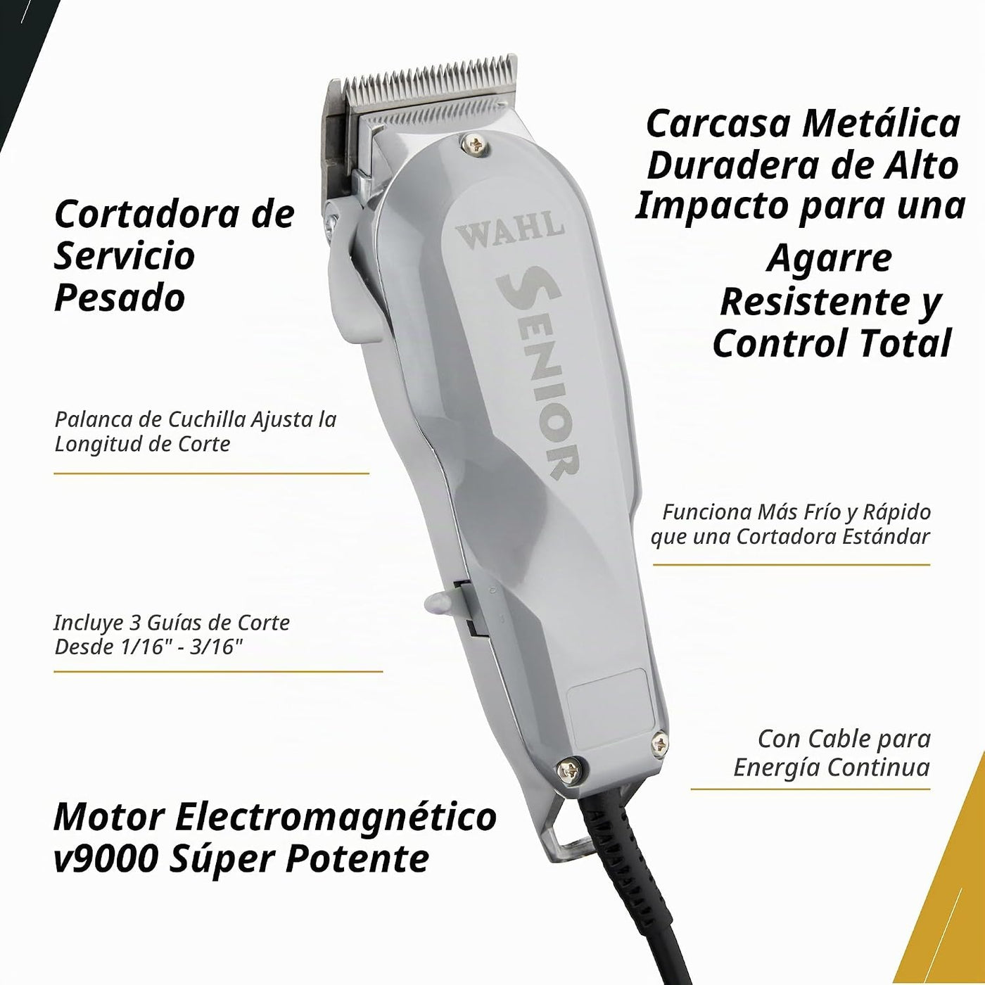 Maquinilla de Wahl Professional Senior # 8500 electromagnética, ori...