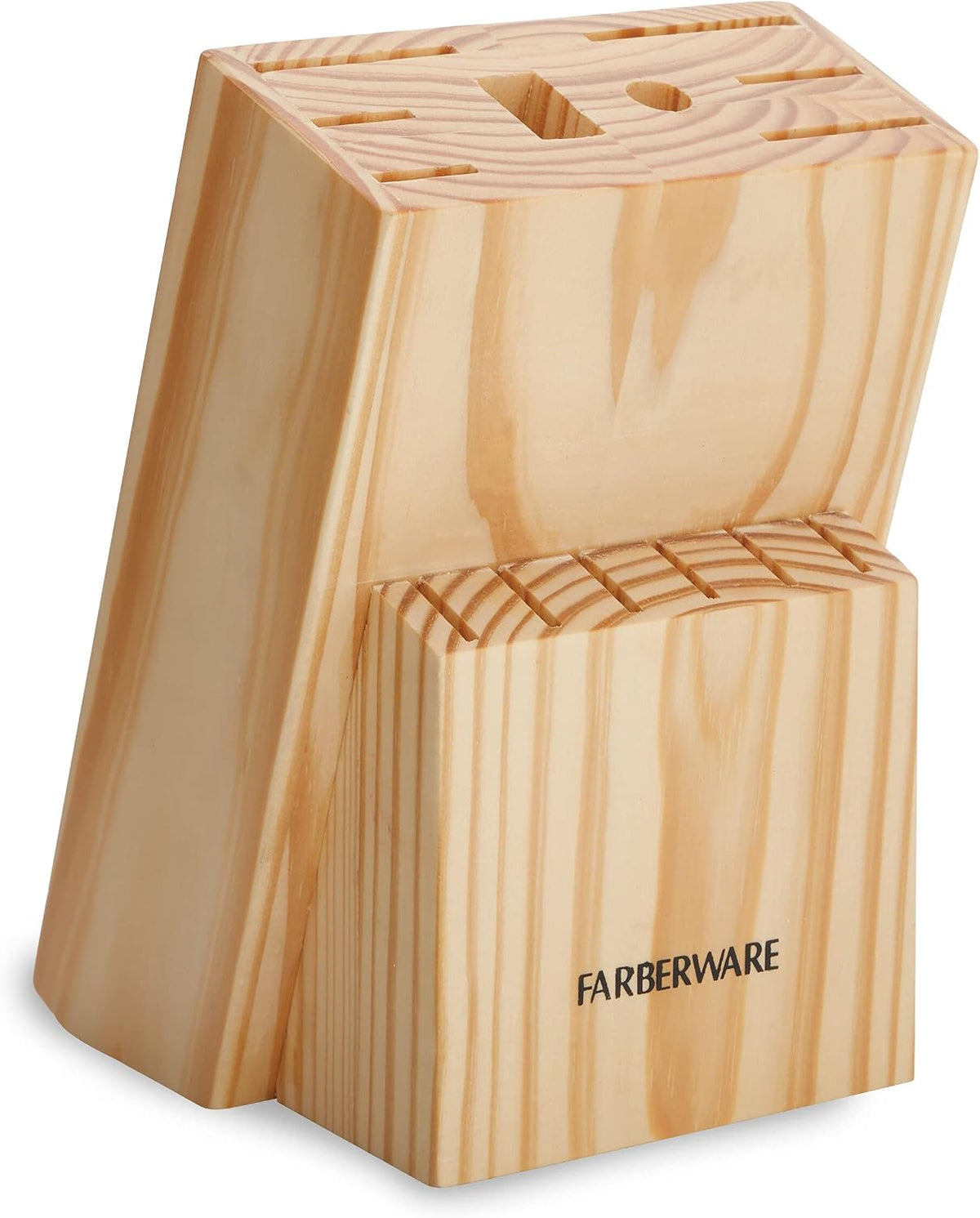 Farberware Juego de bloque de cuchillos triple remachado, 15 piezas...