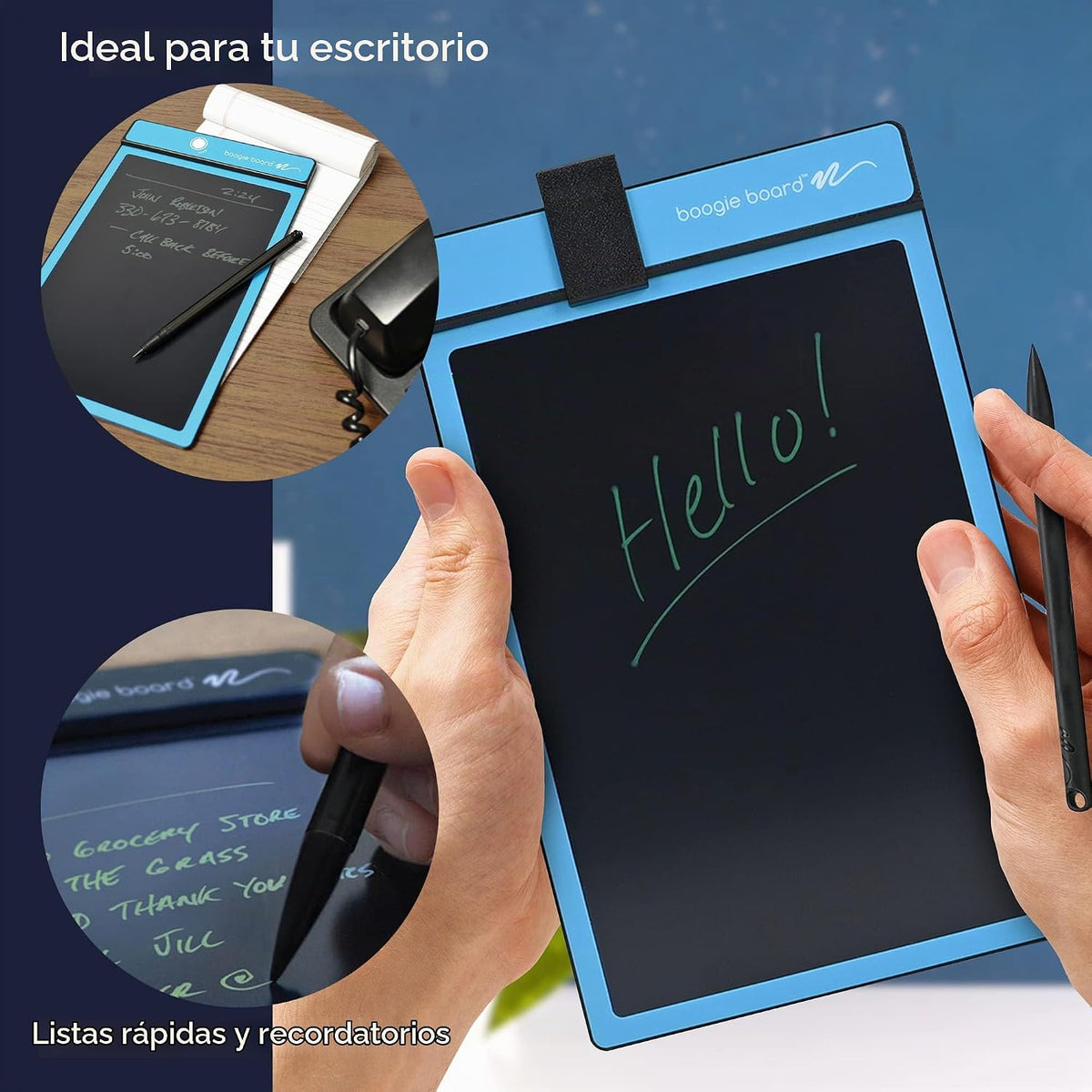 Tableta de Escritura Boogie Board Basics Reutilizable - Tableta de...