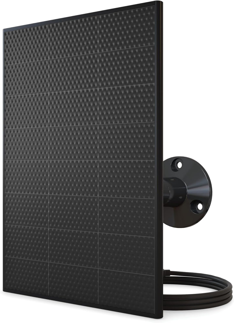 Arlo Cargador de panel solar (negro), accesorio certificado por Arl...