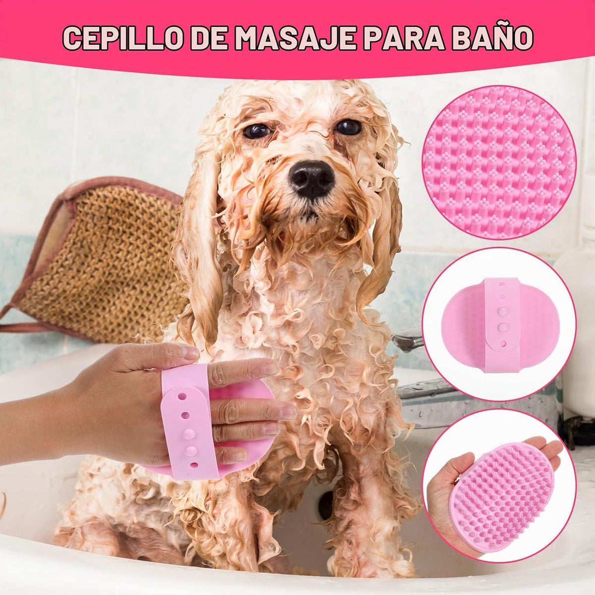 Juego de 6 piezas de aseo para perros, kit de aseo para mascotas, c...