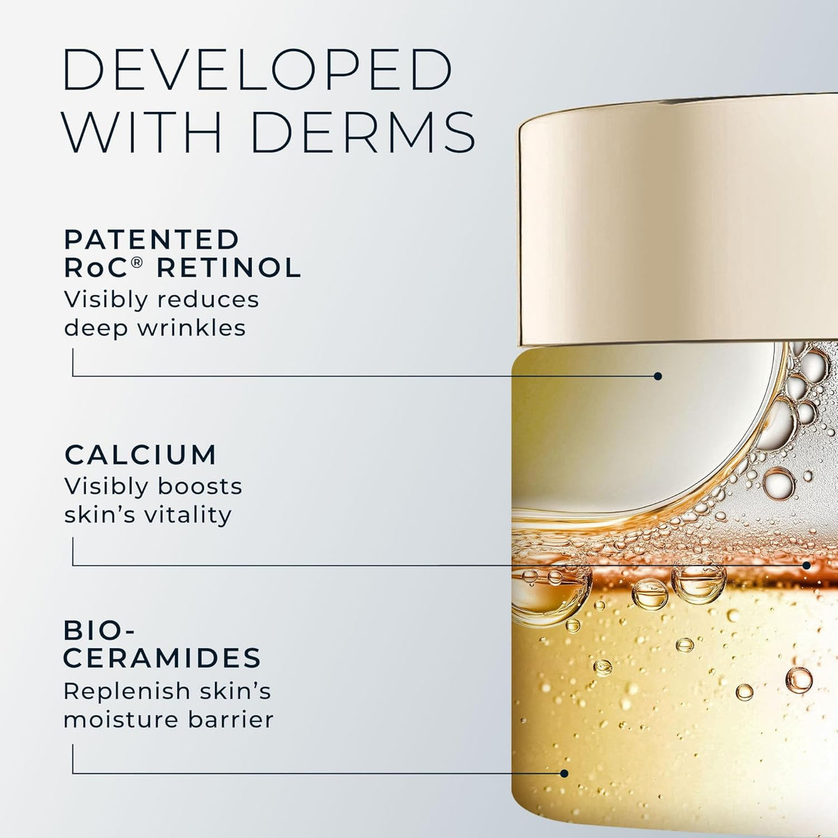 RoC Deep Wrinkle Rich Cream, crema reafirmante antienvejecimiento d...