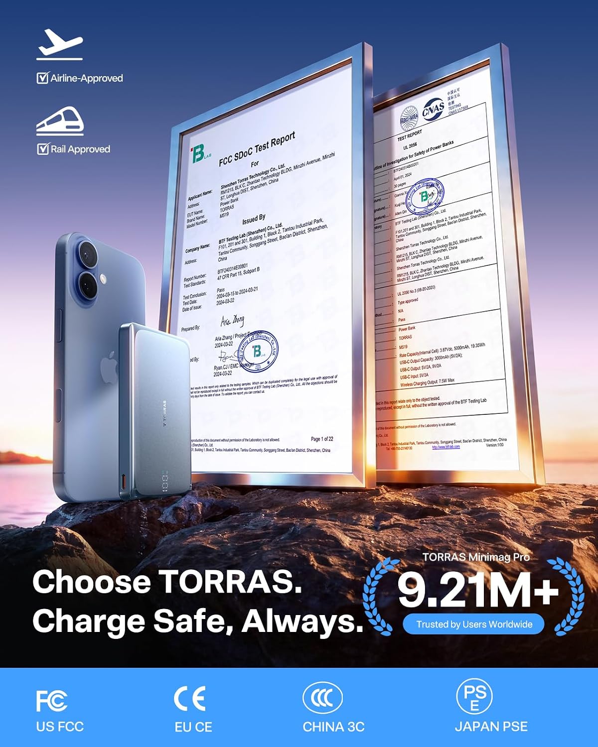 TORRAS MiniMag Pro - Cargador portátil portátil, batería magnética...