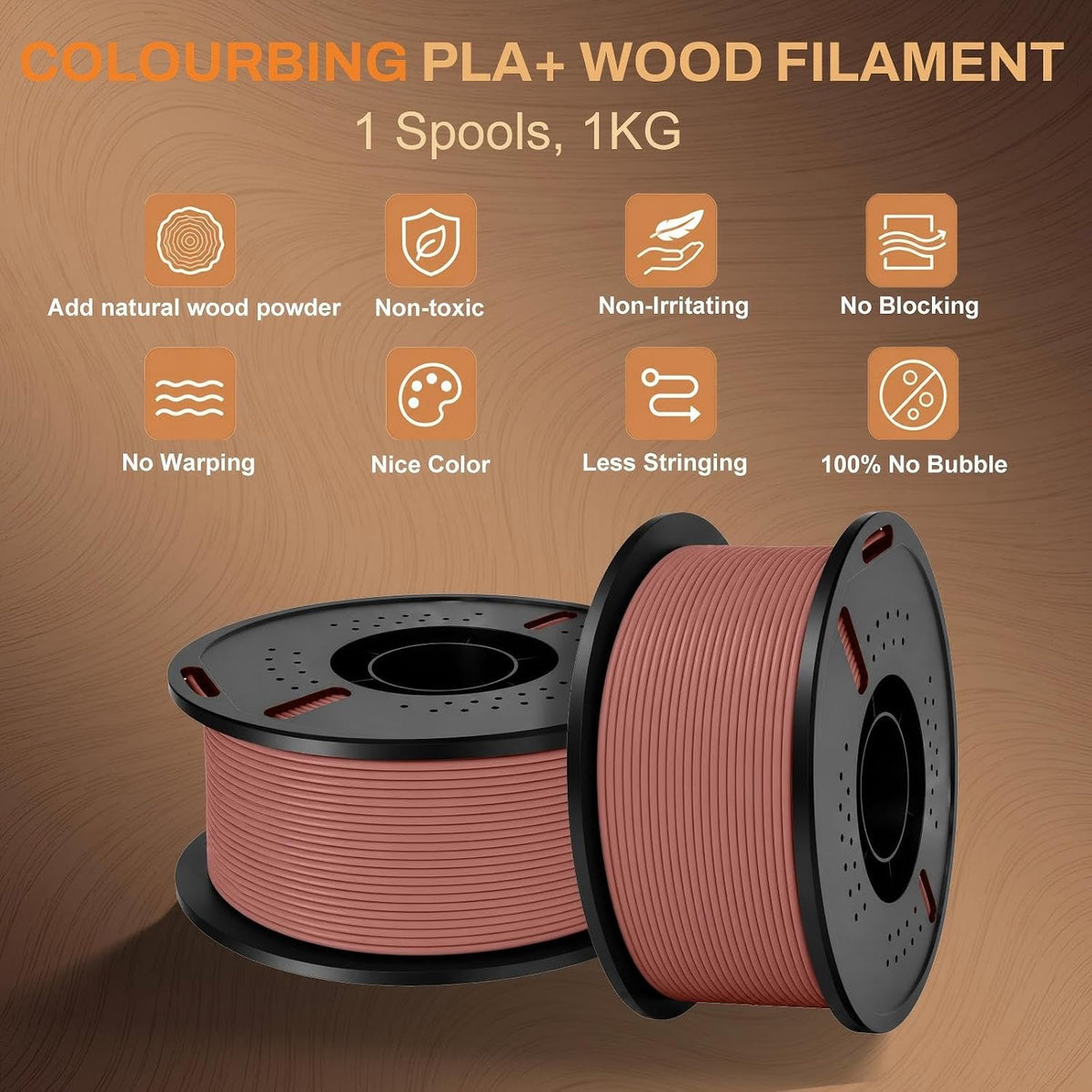 Colourbing - Filamento de impresión 3D PLA-SINGLE33