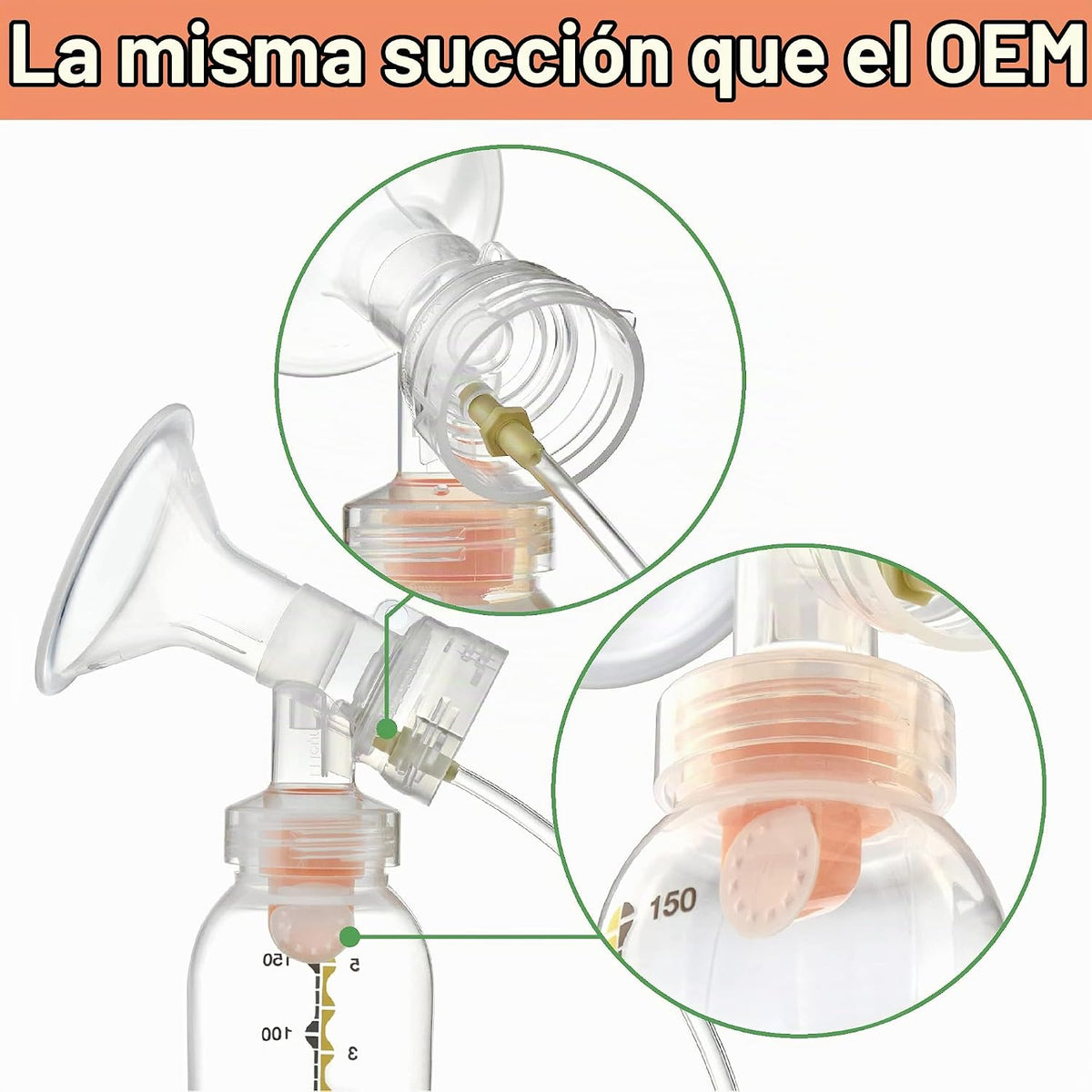 Maymom Kit de extractor de leche compatible con bomba Medela in Sty...
