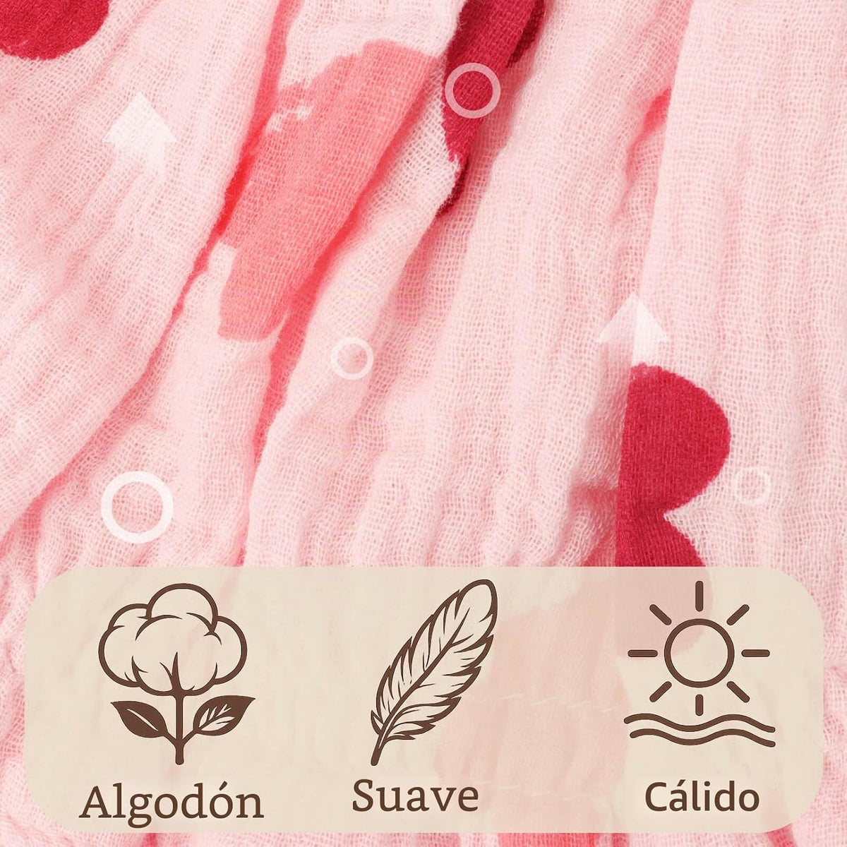 DRESHOW BQUBO - Gorro de algodón de encaje para bebé, recién nacido...