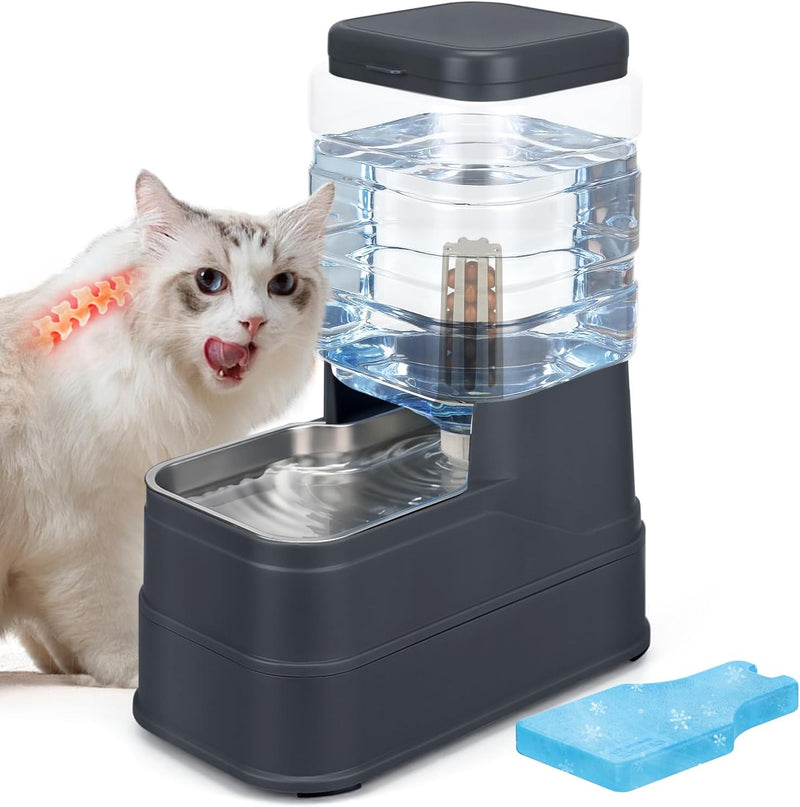 Dispensador automático de agua para perros y mascotas, de 1.6 galon...
