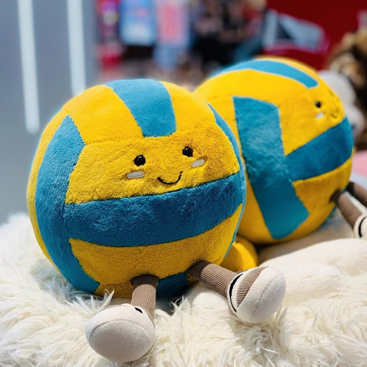 MUALML Linda almohada de felpa deportiva suave para voleibol, diver...