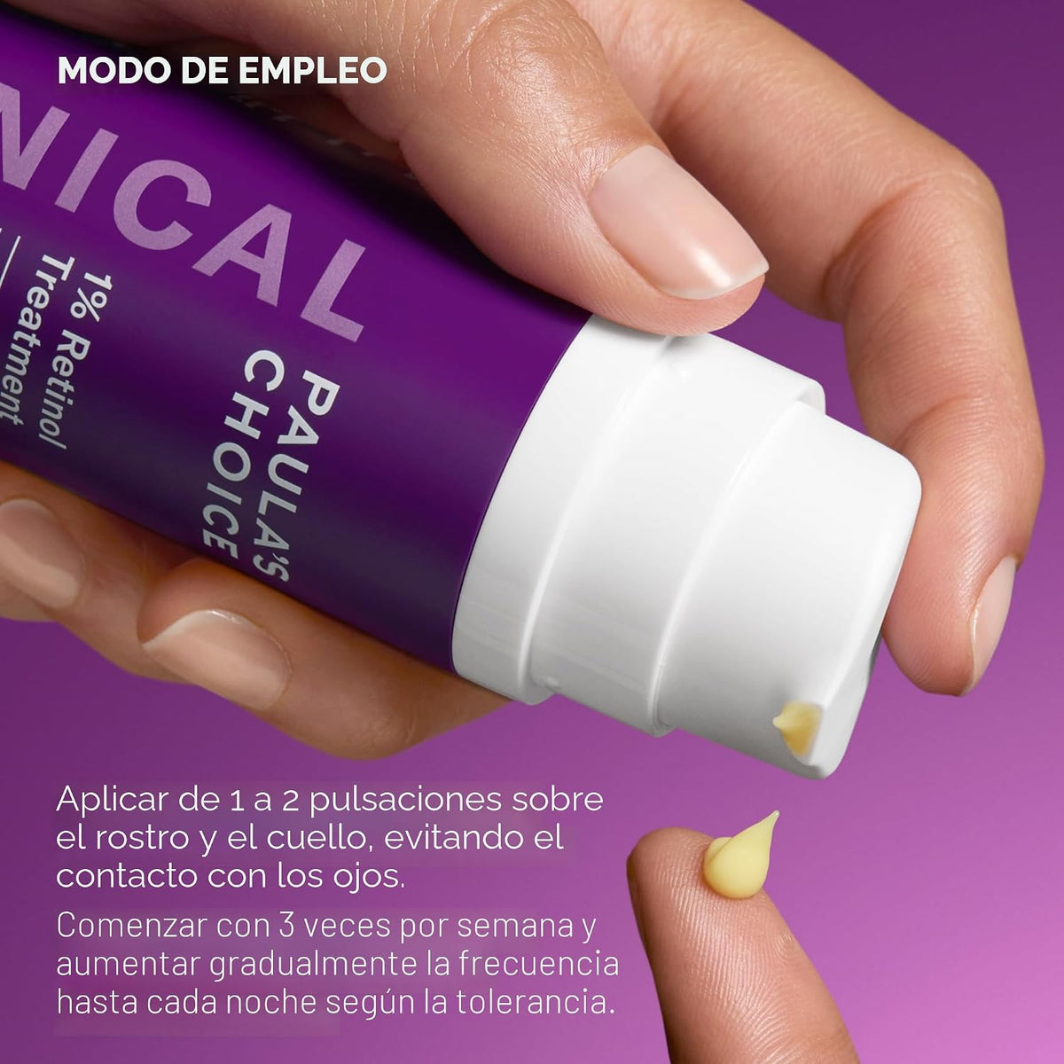 Paula's Choice CLÍNICA 1% Retinol Crema Tratamiento | Suero facial...