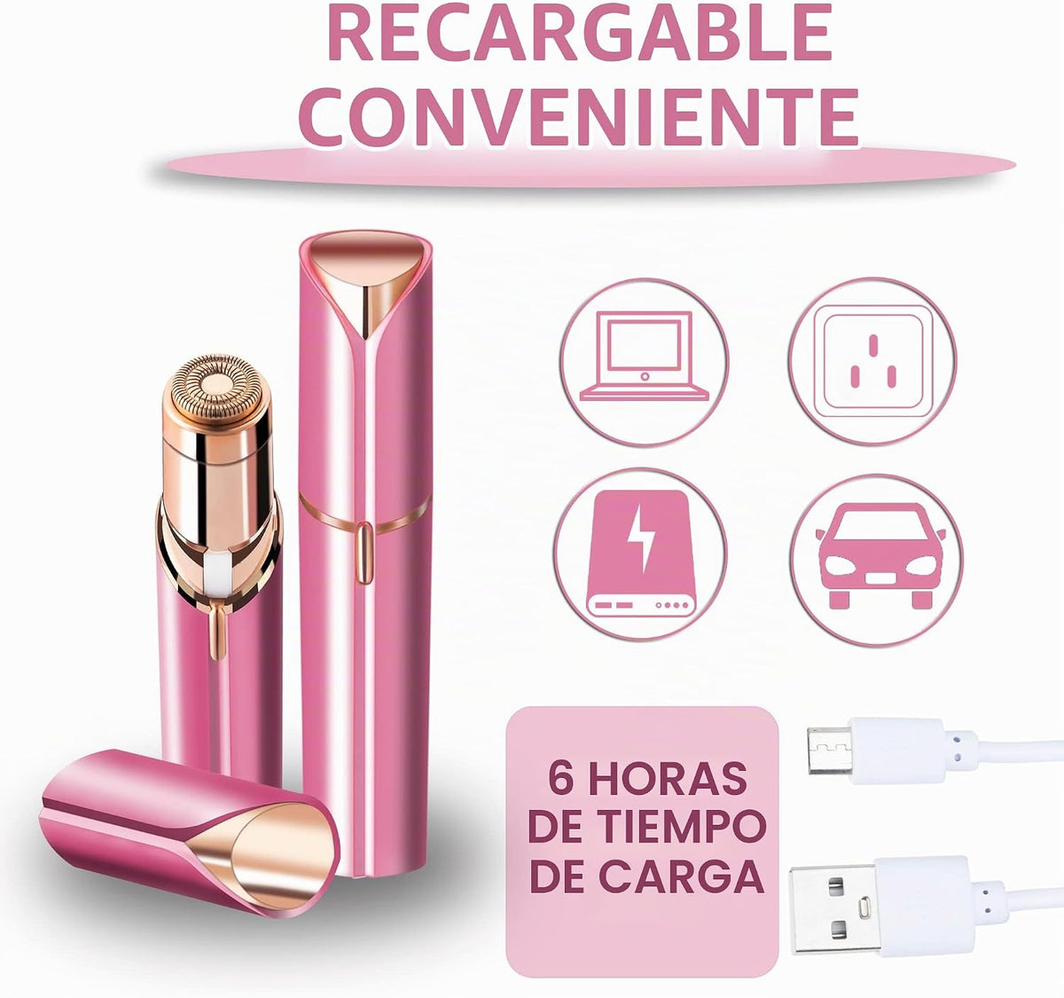 Removedor de vello facial para mujeres, como se ve en la televisión...