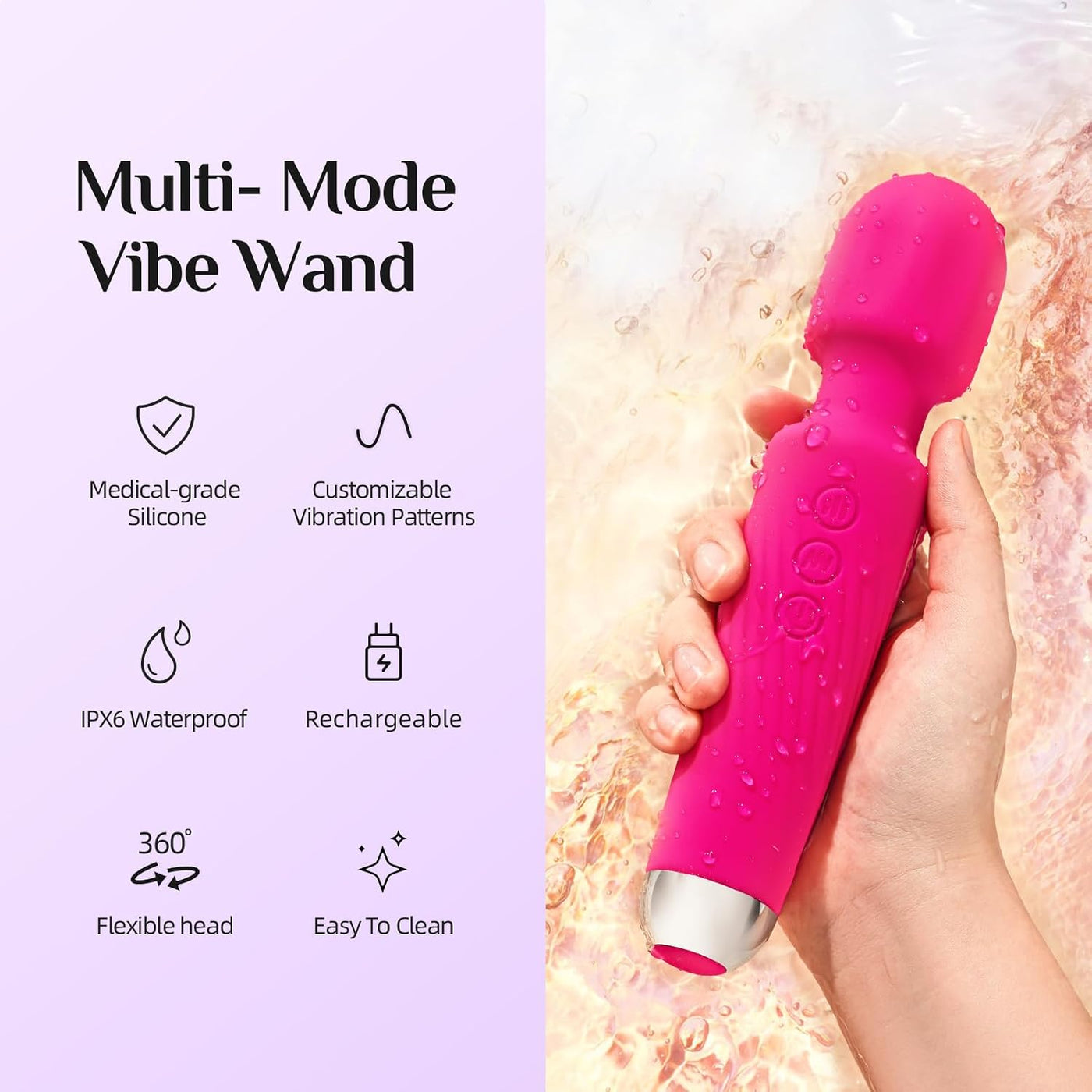 Vibradores de varita vibradora | Juguetes sexuales vibrador para mu...