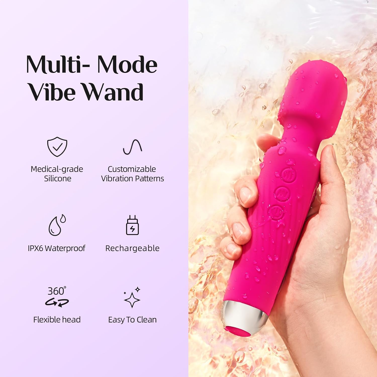 Vibradores de varita vibradora | Juguetes sexuales vibrador para mu...