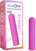 plusOne Super Bullet Massager - Resistente al agua, silicona, funci...