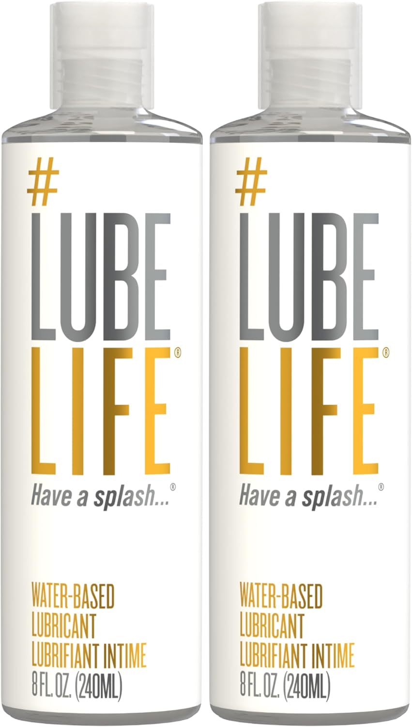 LUBELIFE Lubricante a base de agua, lubricante personal para hombre...