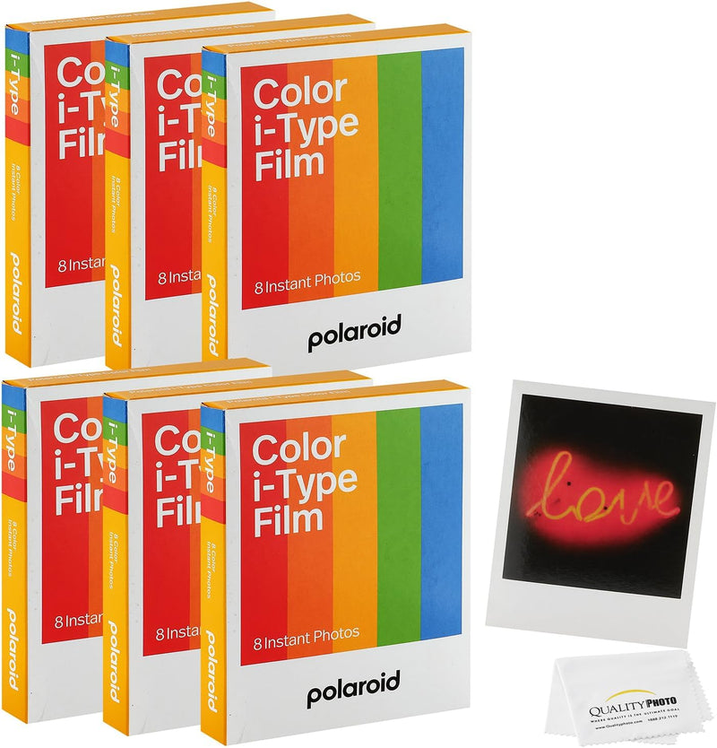 Polaroid Película Color I-Type for Now, Now+, i2 + paño de fotos de...