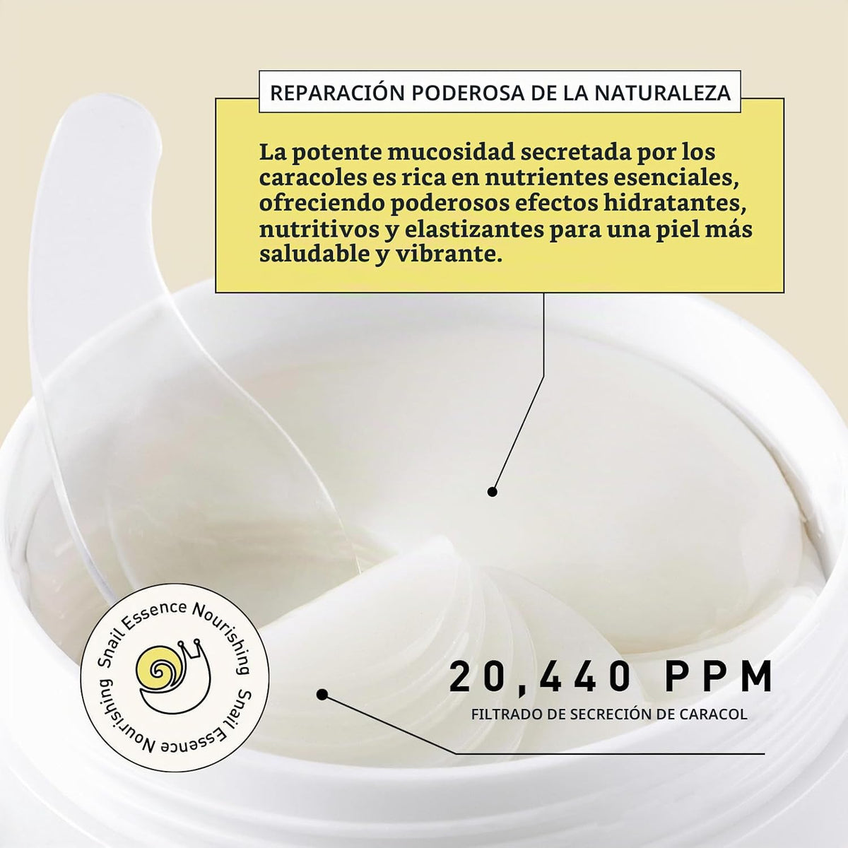 Parches para debajo de los ojos para ojeras: máscaras de gel de muc...