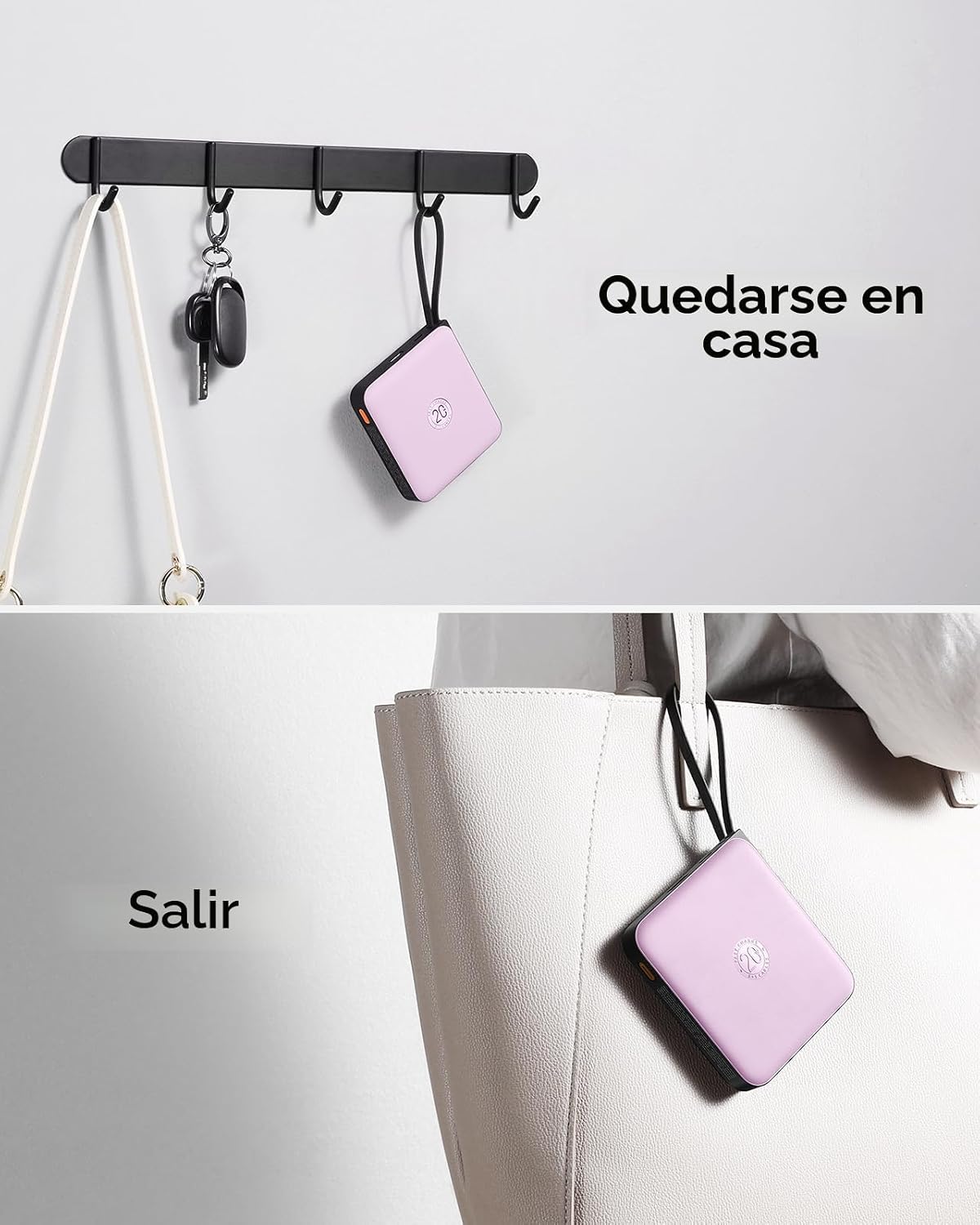 VRURC Cargador portátil Batería de 10000 mAh, Banco de energía para...