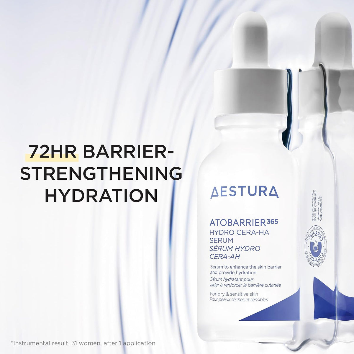AESTURA ATOBARRIER365 Hydro CERA-HA Suero facial coreano, 30ML | Re...
