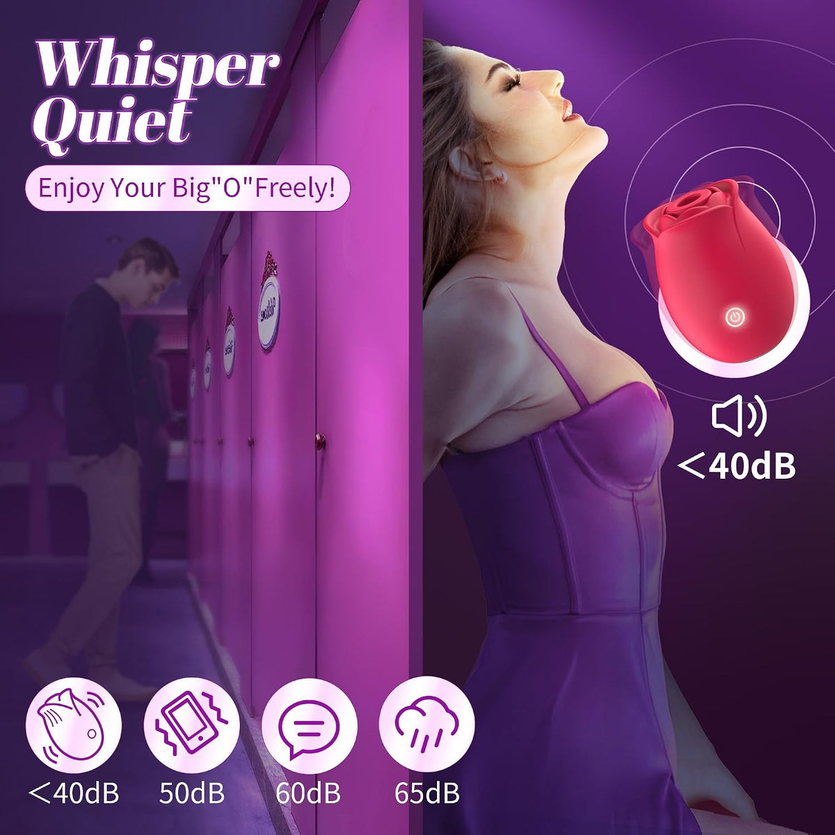 Rose Toy - Juguetes sexuales para mujer, vibrador, AI Sync para adu...