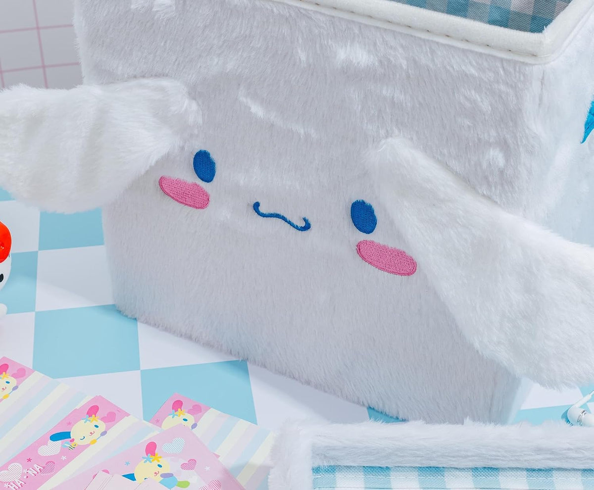Ukonic Sanrio Cinnamoroll - Cubo de almacenamiento de felpa (13 x 1...
