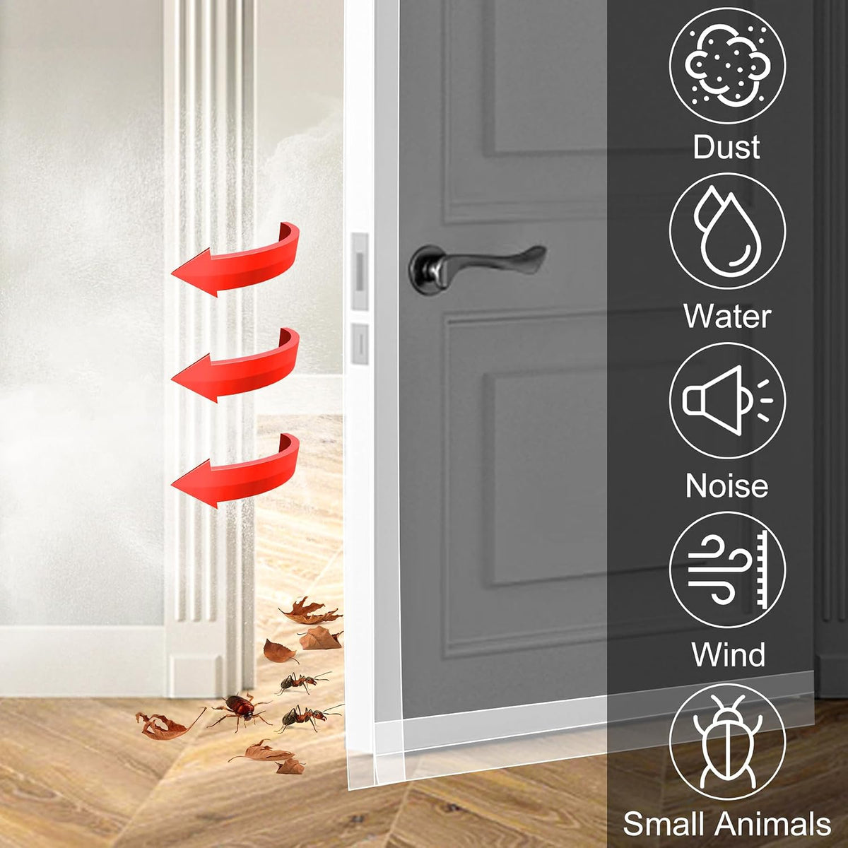 ToLanbbt Burletes para Puerta en Forma de T de 1.37 pulgadas x 49 p...