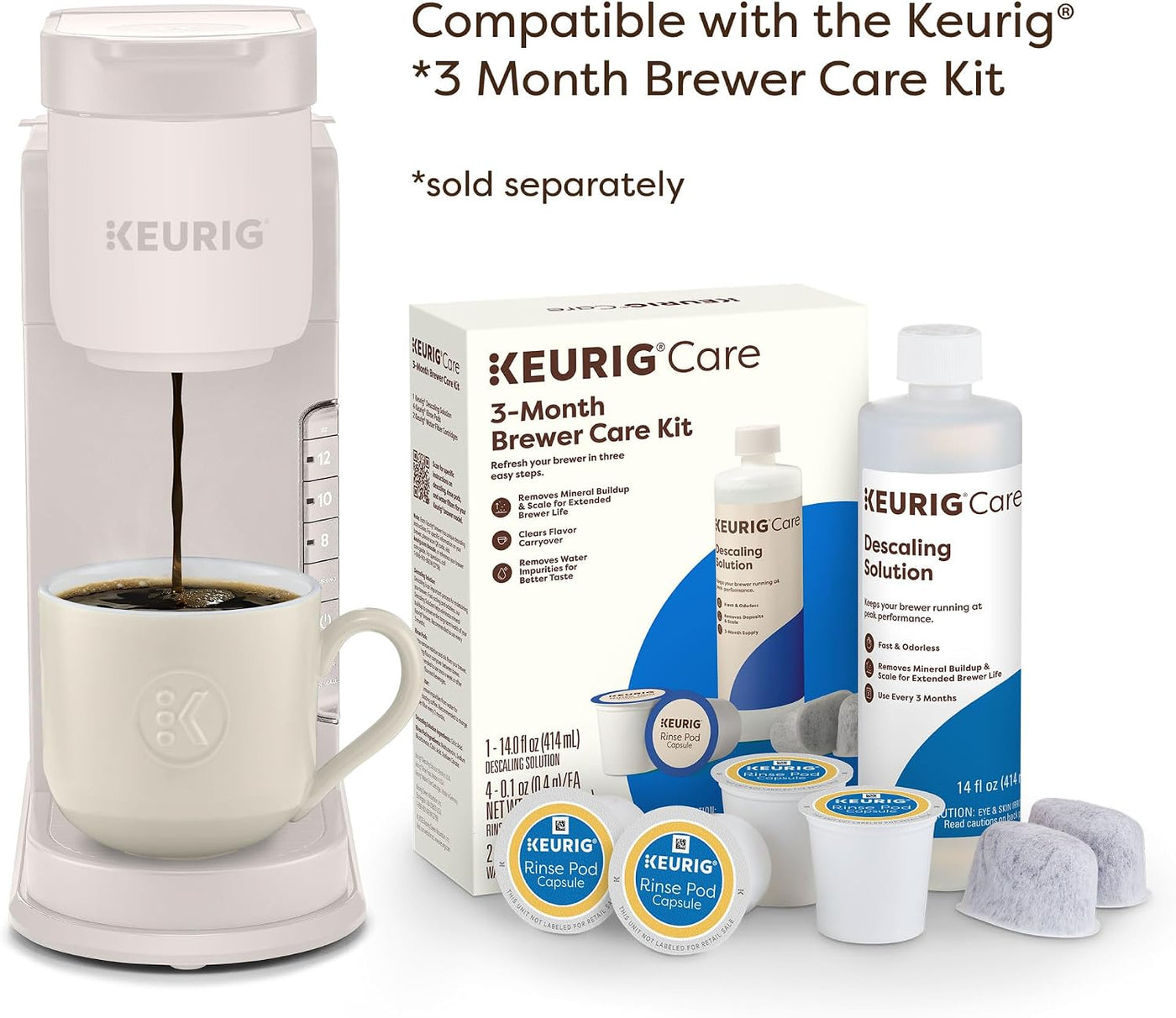 Keurig K-Express Cafetera de Una Sola Porción – Opción de Preparación Fuerte, Depósito de 42oz