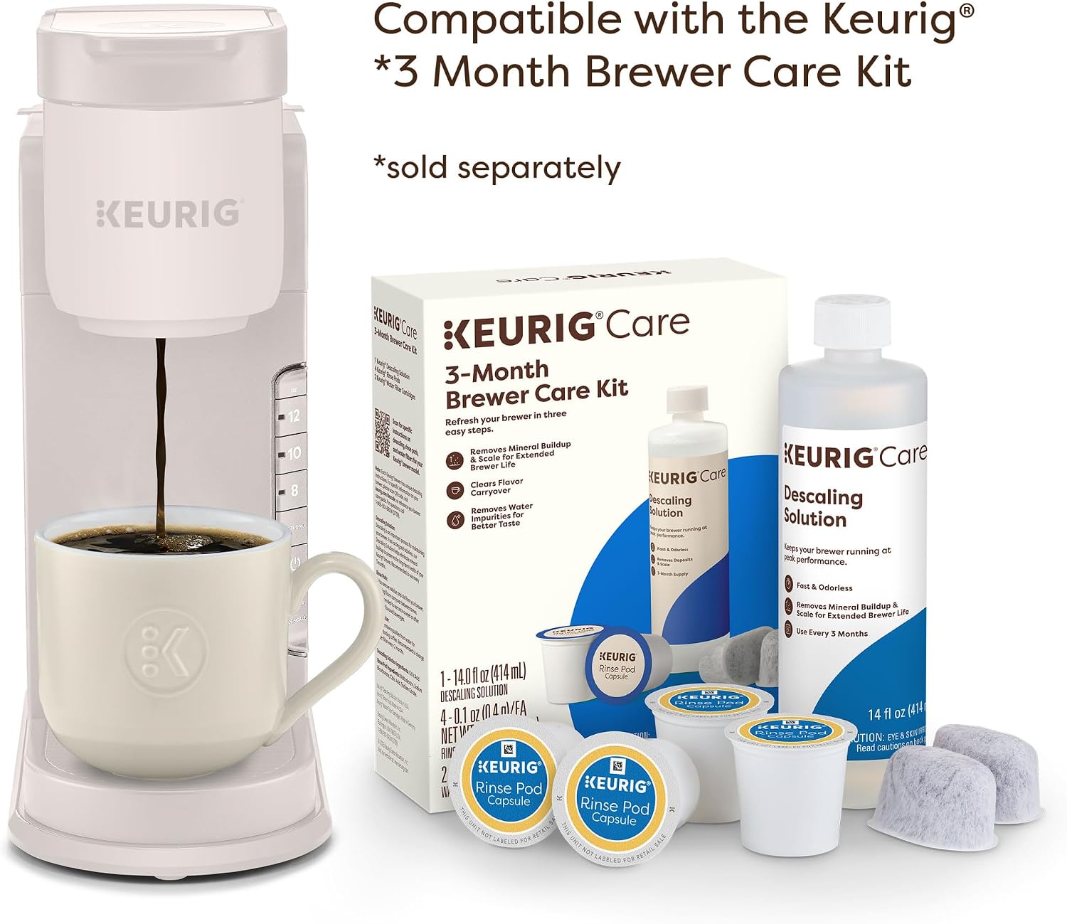 Keurig K-Express Cafetera de Una Sola Porción – Opción de Preparación Fuerte, Depósito de 42oz
