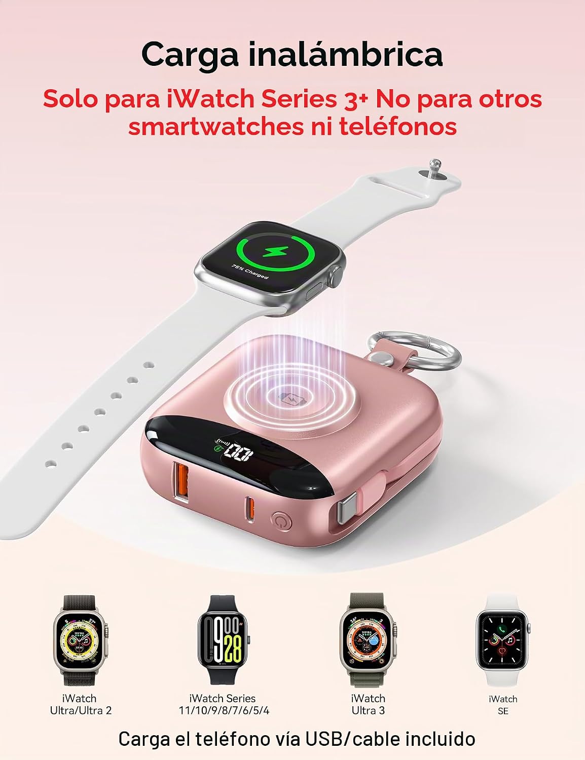 BLJIB Cargador portátil 10000mAh 22.5W Banco de energía incorporado...