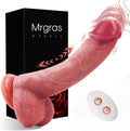 Mrgras Sex Toys Realista Empuje Punto G Consolador Vibrador Pene Co...