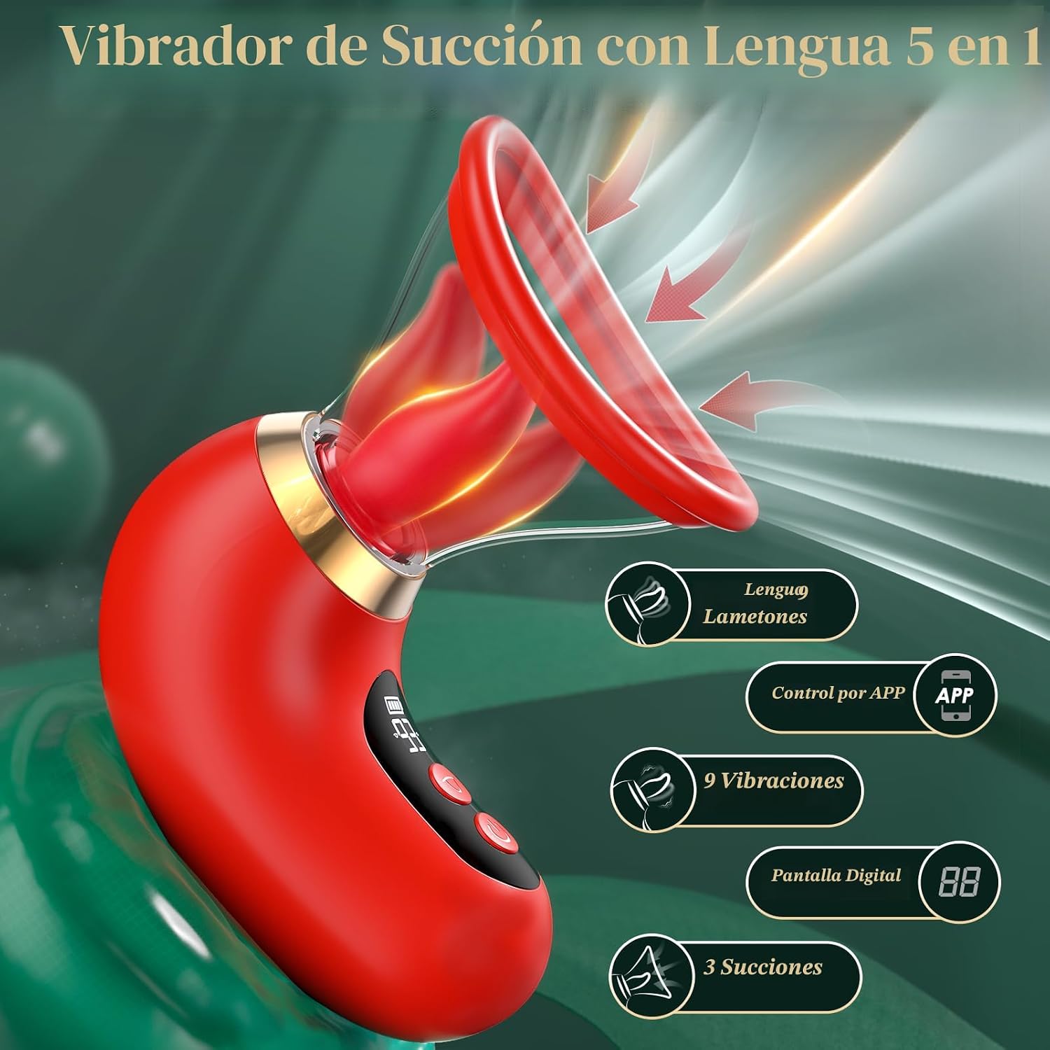 Gasevimo Vibrador Juguetes Sexuales para Adultos para Mujeres - Vib...