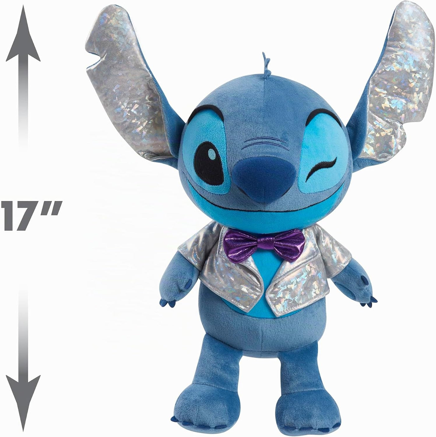 Just Play Disney100 Years of Wonder Stitch - Muñeca de peluche gran...