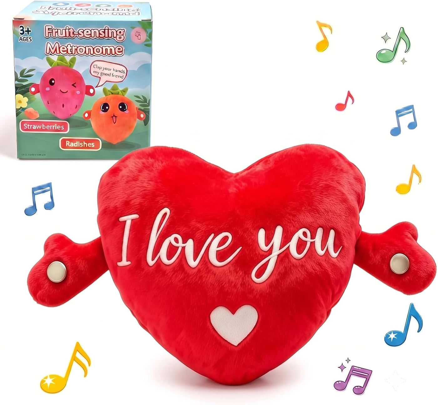 EASYFORALL Juguetes sensoriales musicales Juguete de peluche musica...