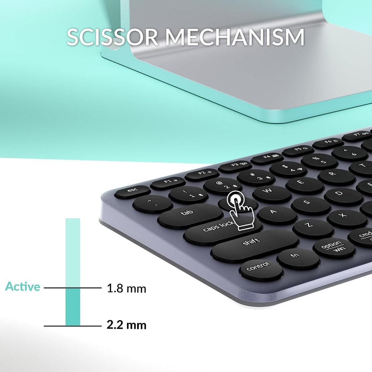 Keychron B5 Pro Teclado inalámbrico ultradelgado de tamaño completo...