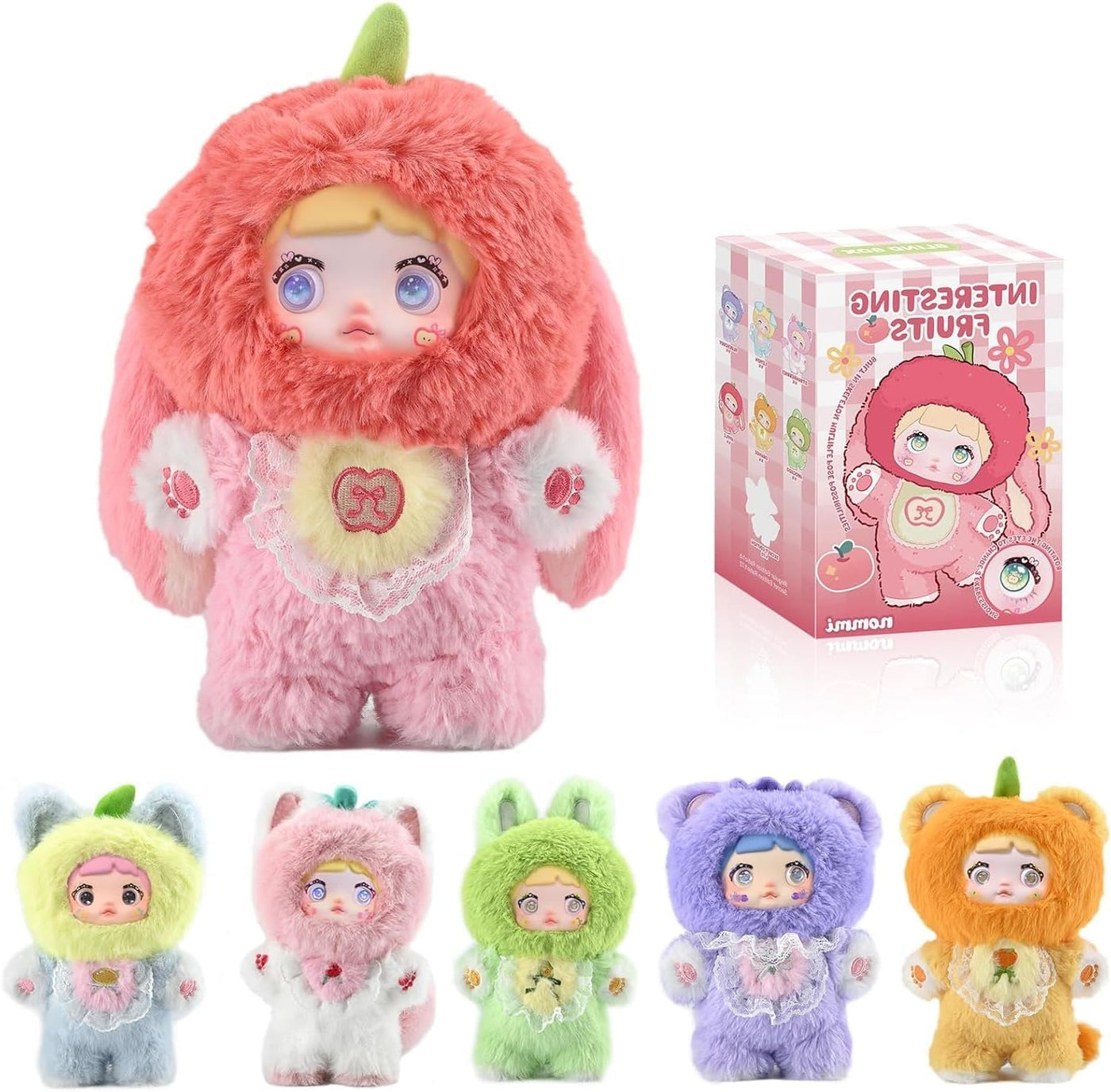 Mckkymi Caja Ciega de Peluche, Muñeca de Peluche de la Serie de Fru...