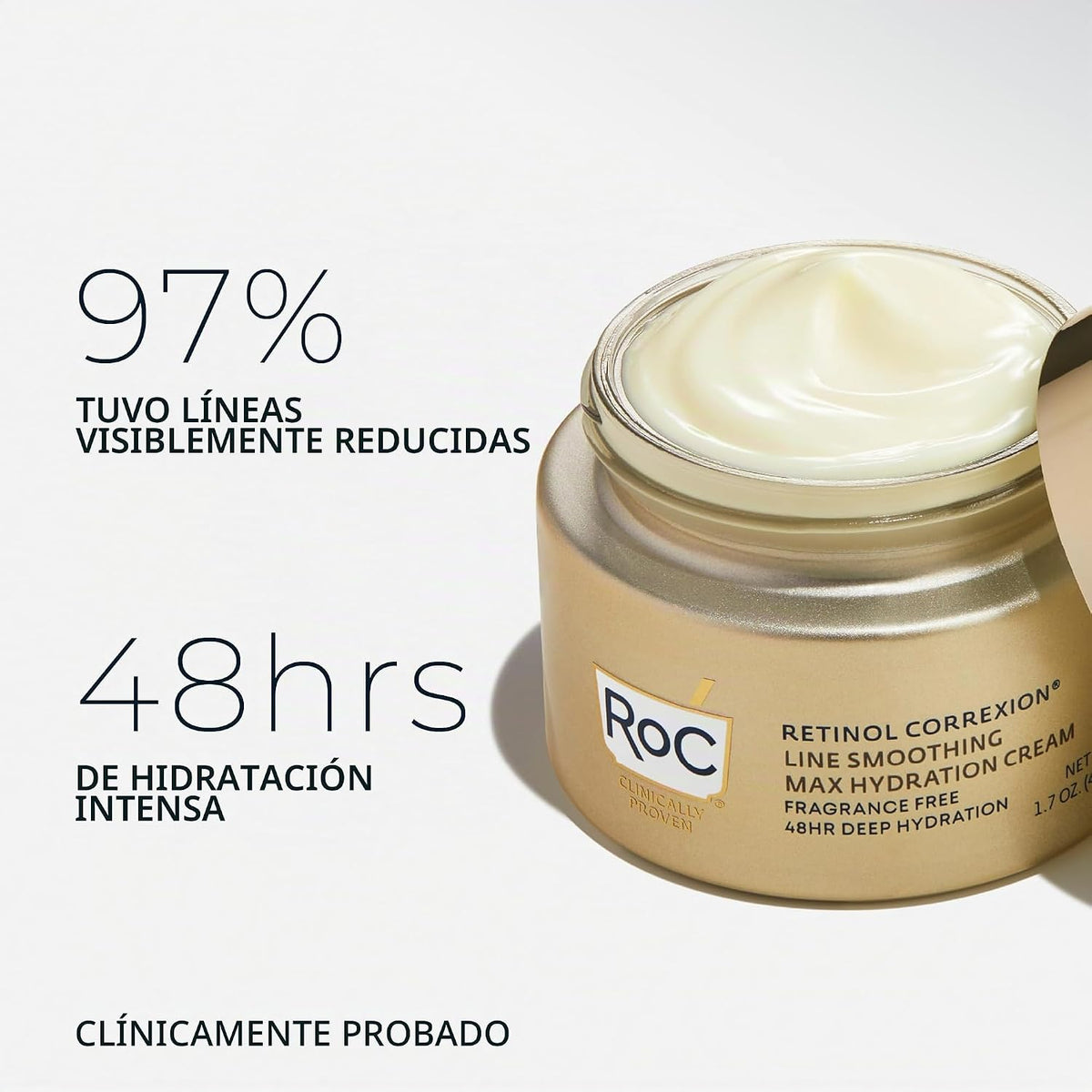 RoC Retinol Correxion Max Hydration - Hidratante facial diario anti...