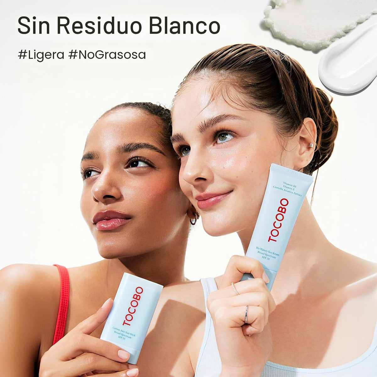 TOCOBO Korean Suncare Dual UV Set (Cotton Airy Sunstick+Bio Watery...