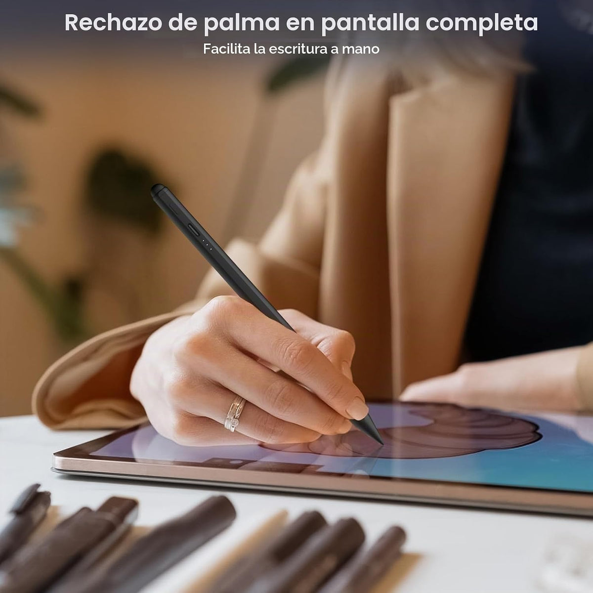 Lápiz óptico para iPad, lápiz de carga rápida de 13 minutos para Ap...