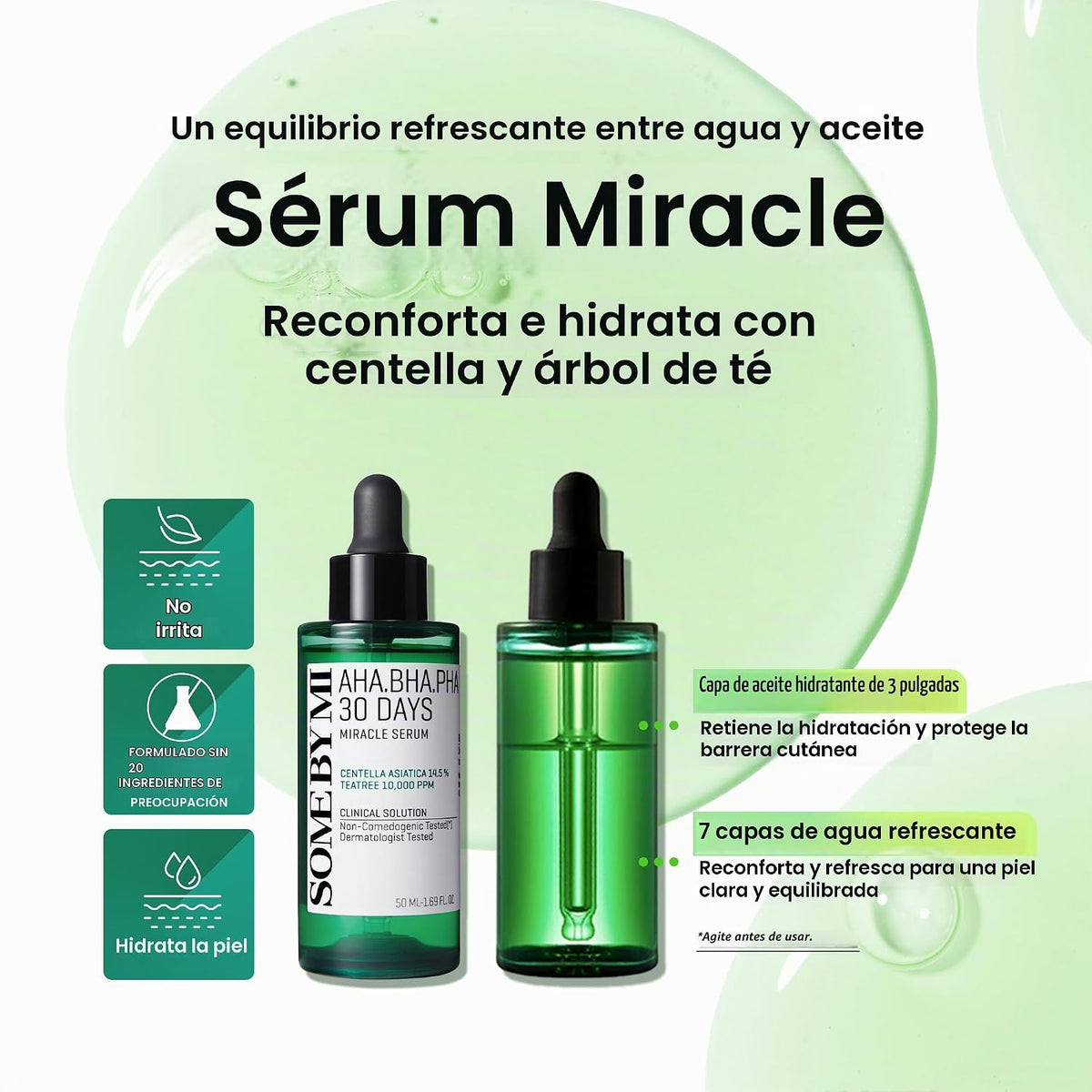 SOME BY MI AHA BHA PHA 30 Days Miracle Serum - 50ml, 1.69oz - Suero...