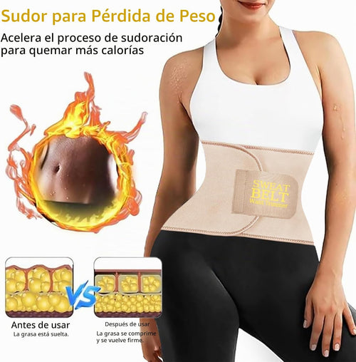 AMZBOSS Entrenador de cintura para mujer, grasa del vientre inferio...