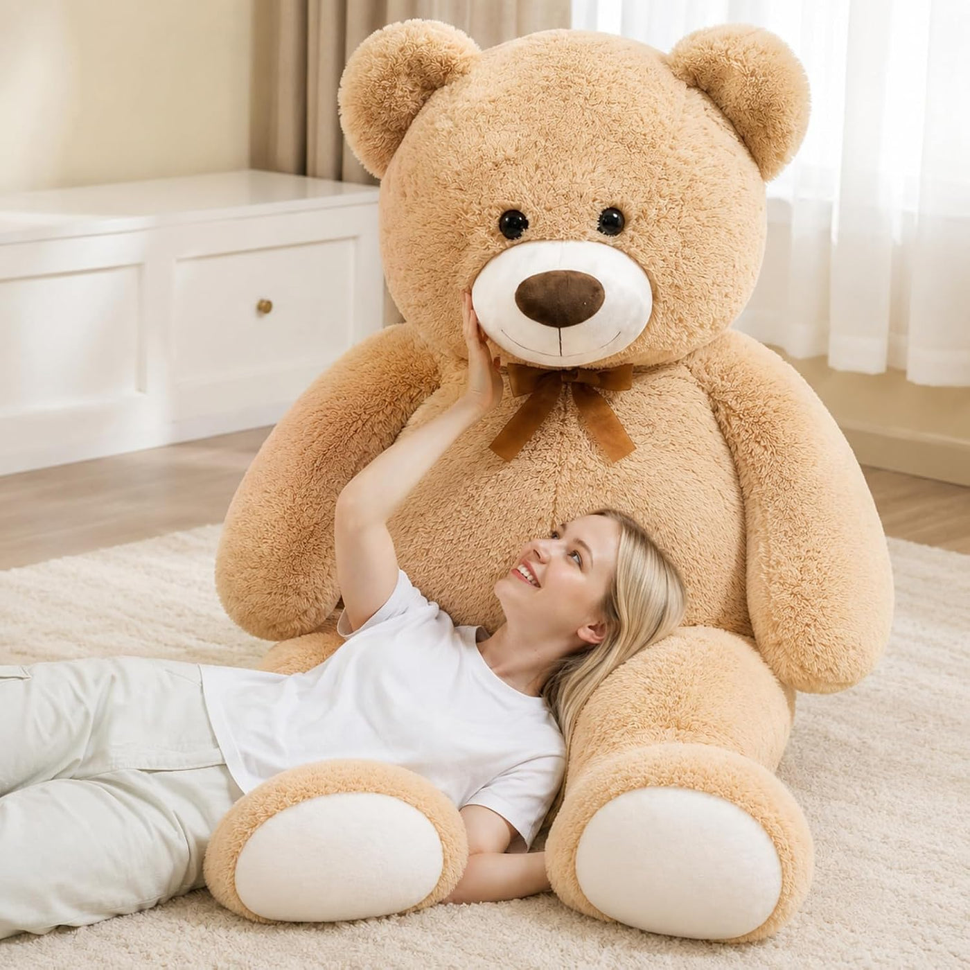 MorisMos Oso de Peluche Gigante Animal de Peluche 4 Pies, 51'&#...