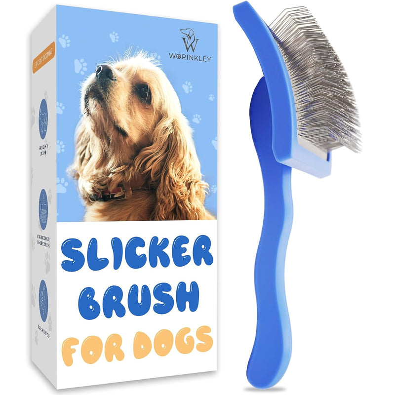 Worinkley Cepillo Slicker para Perros, Cepillos Profesionales para...
