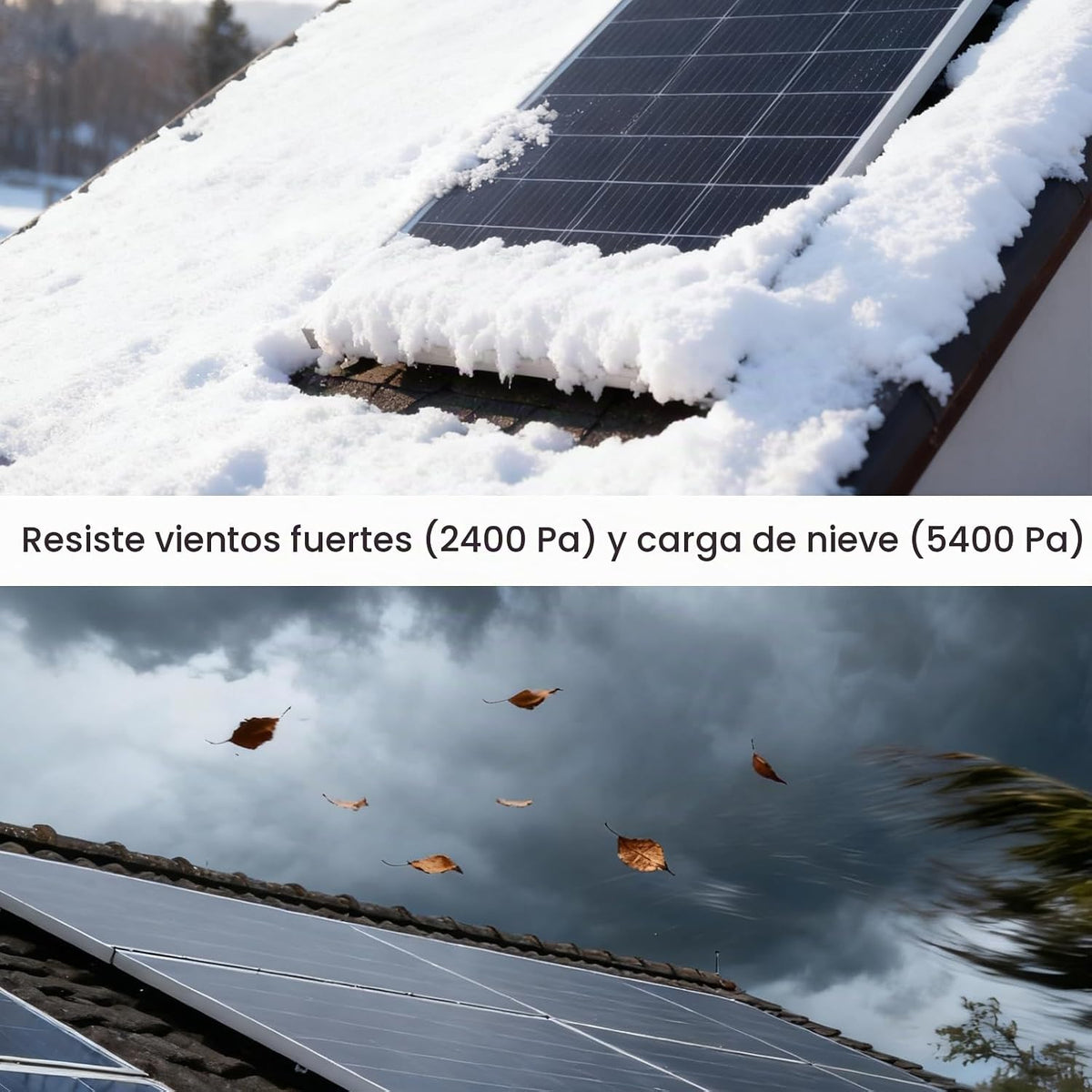 WUZECK Kit de panel solar de 450 vatios y 12 voltios, módulo monocr...