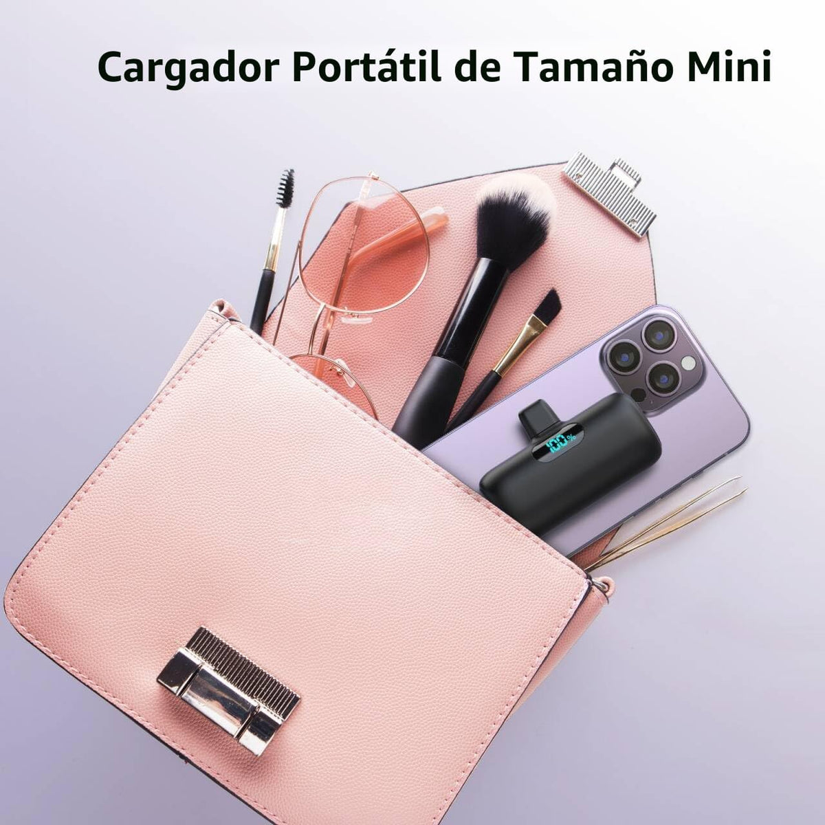 Swyop [Paquete de 2] Cargador portátil para iPhone 17\/16\/15, mini...