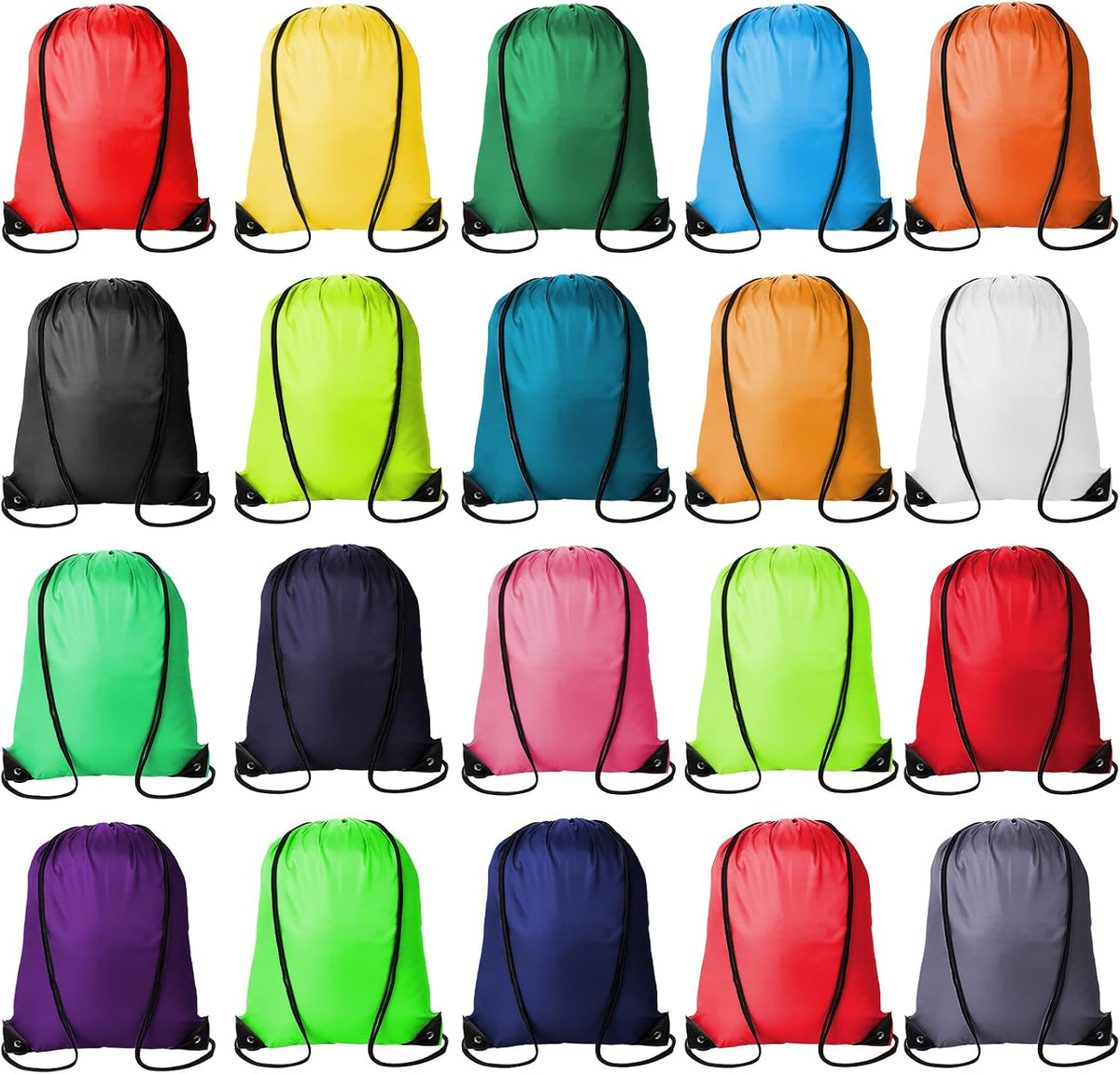 Bolsas con cordón Kuhome, Negro, Grande