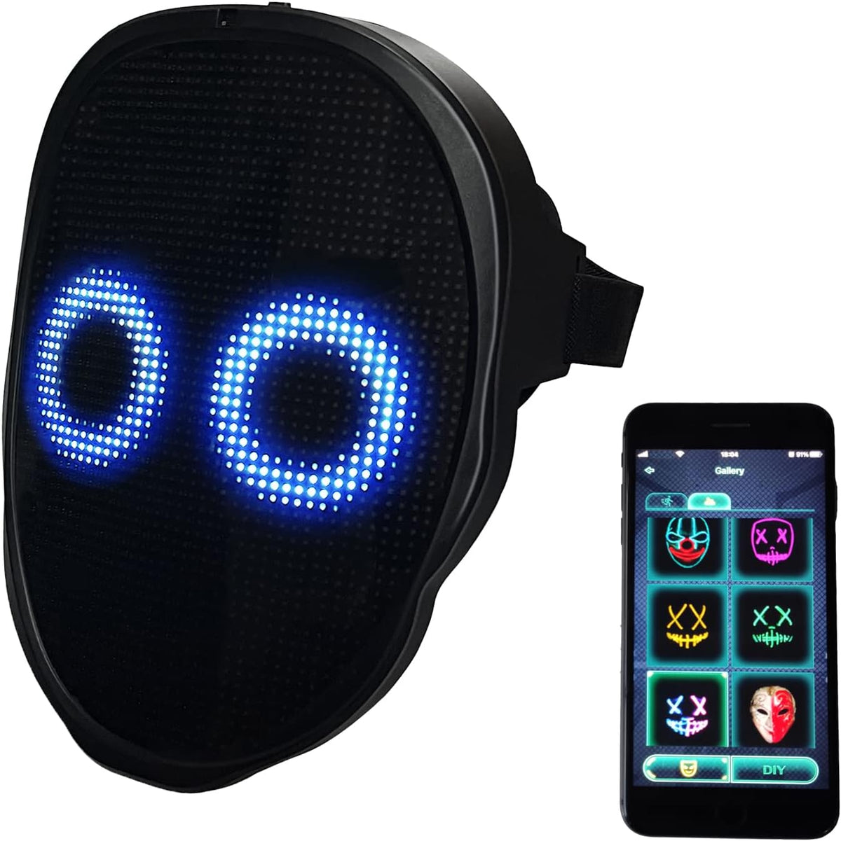 Máscara LED Depointer Life con control por aplicación compatible co...