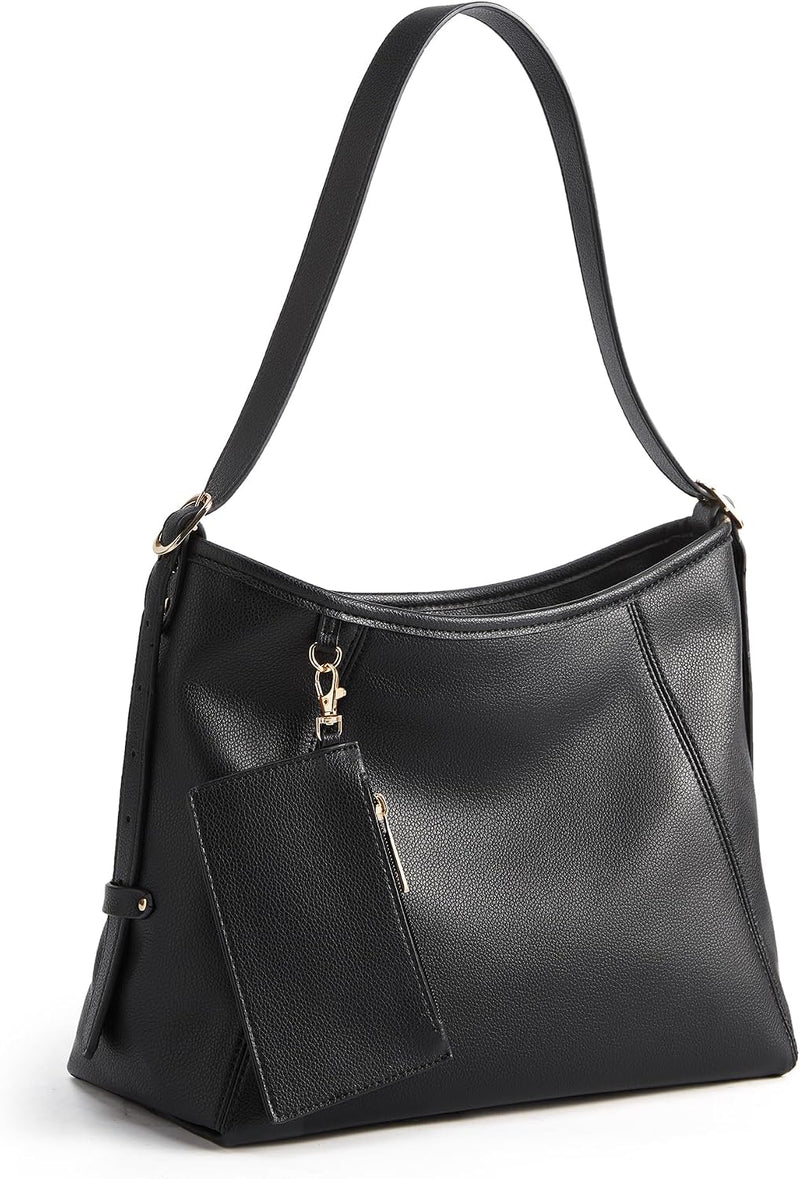 Missnine Bolso Hobo para mujer de piel sintética, bolso cruzado con...